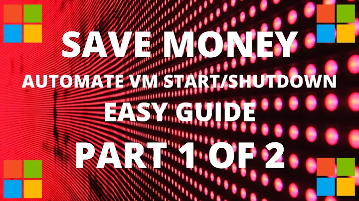 Automate Azure Stop and Start VMs Powershell | Part 1 of 2