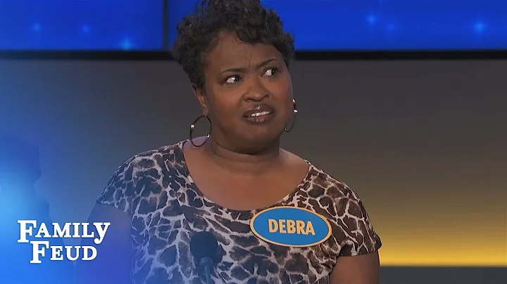 You gotta hear Debra's FISH STORY... | Family Feud