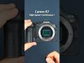Canon R50 R10 R7 Burst Mode Shutter Sound 