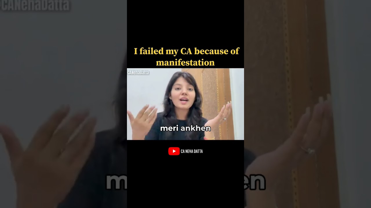 Failed my CA Exams because of Manifestation 🥲