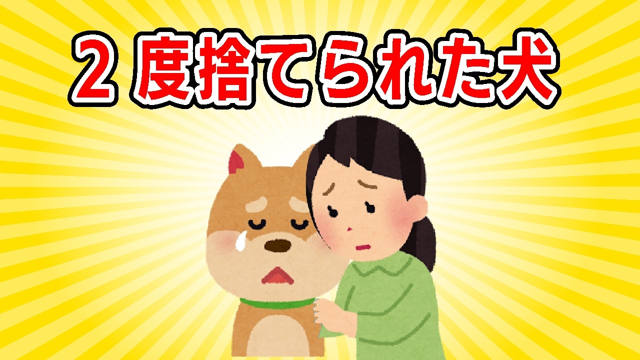 【2ch】２度捨てられた犬⋯