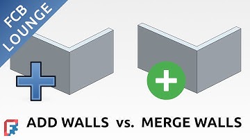 Difference Between Merging and Adding Walls in FreeCAD BIM