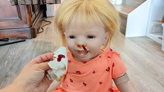 Reborn Girl Gets A Bloody Nose And Sister Learns A Lesson