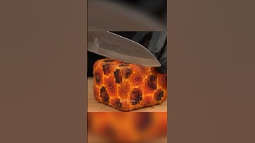 Deep-fried Magma block ASMR #shorts