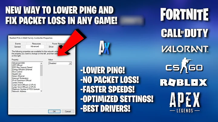 How To Optimize Your Network Adapter Settings For Higher Speeds & Lower Network Latency!