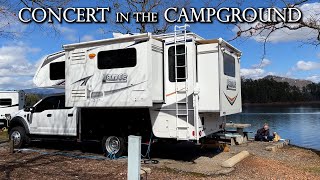 Big Name Artist Concert Right In the Campground / Truck Camper Life