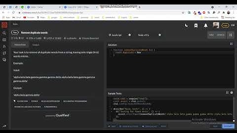 Remove duplicate words