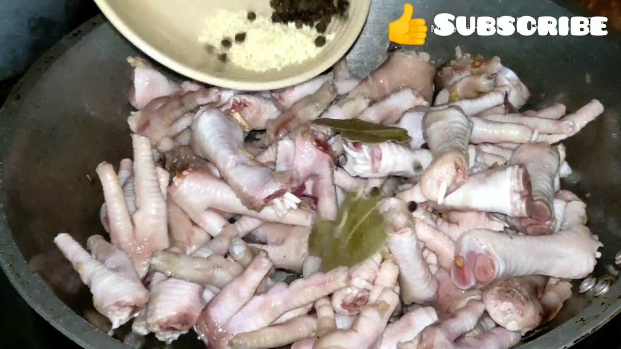 How to cook Chicken Feet, in easy way YouTube