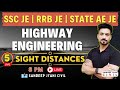 8 PM | Session 5 | Sight Distances SSD OSD | SSC JE | RRB JE | State AE/JE| #SJCIVIL