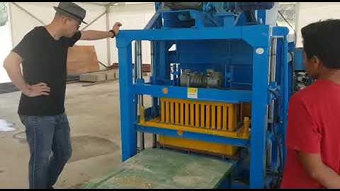 Hot sale Automatic QTJ4-28 Block machine#brickmachine #constructionequipment #machine