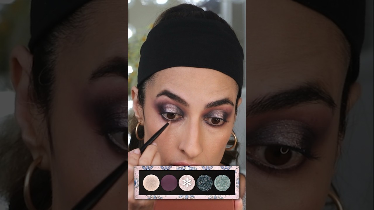 Smokey Eye Look Using LUNAR NIGHTSHADE Quint - Pat McGrath Bijoux Brilliance Holiday Collection 2023