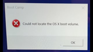 Mac windows. boot camp- restart in OS X returns error could not locate the os. Option key workaround