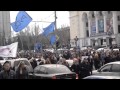 Pro-Russian street protest in Donetsk