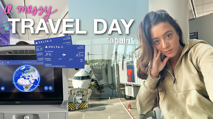 A *VERY* UNLUCKY TRAVEL DAY 🙃🛳️ travel with me to my 7th cruise ship contract, BUF→ATH 🛩️