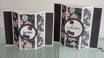 Bay Window fold Card #funfold