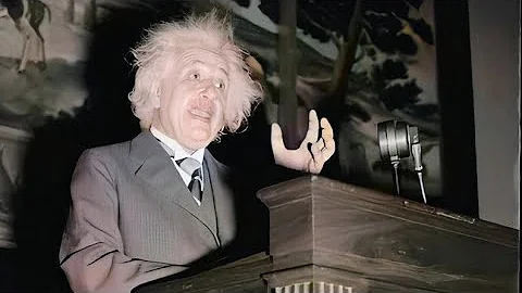 Albert Einstein Explains Theory of Relativity | Albert Einstein Real Video | Colour Footage - DayDayNews