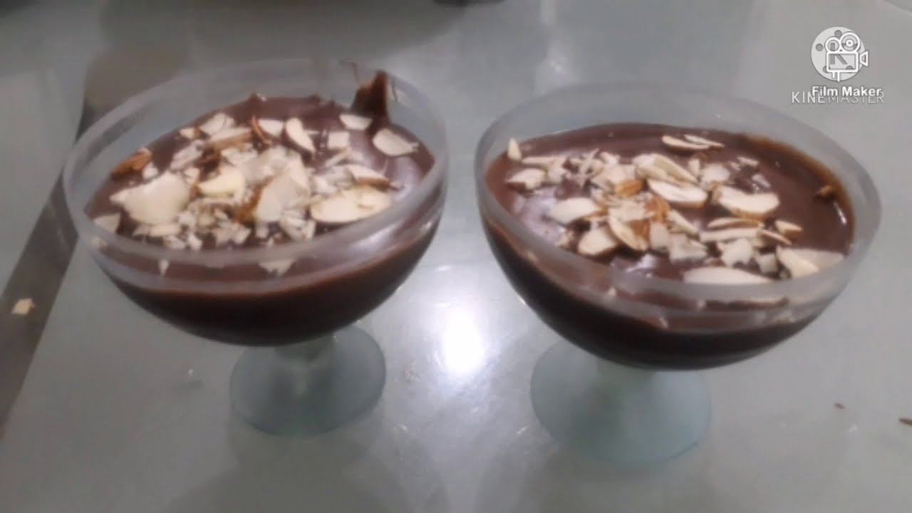 5 minutes chocolate pudding recipes by cook with ADA