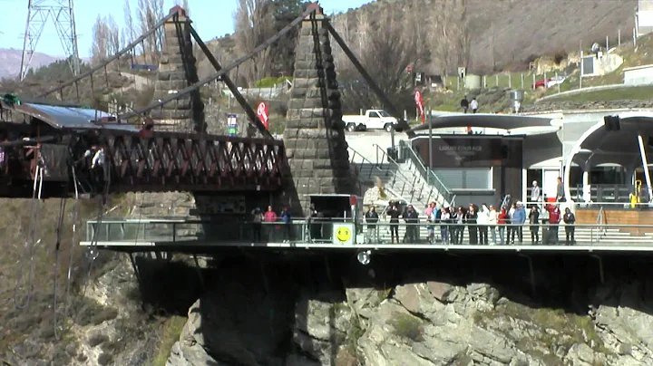 Erika's First Bungee in NZ