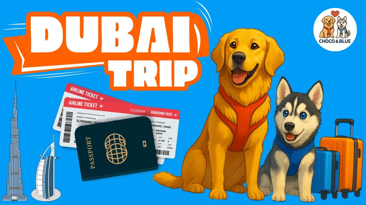 Dubai VLOG | Explore Dubai – AI Dog Video | AI Video | AI Cartoon 