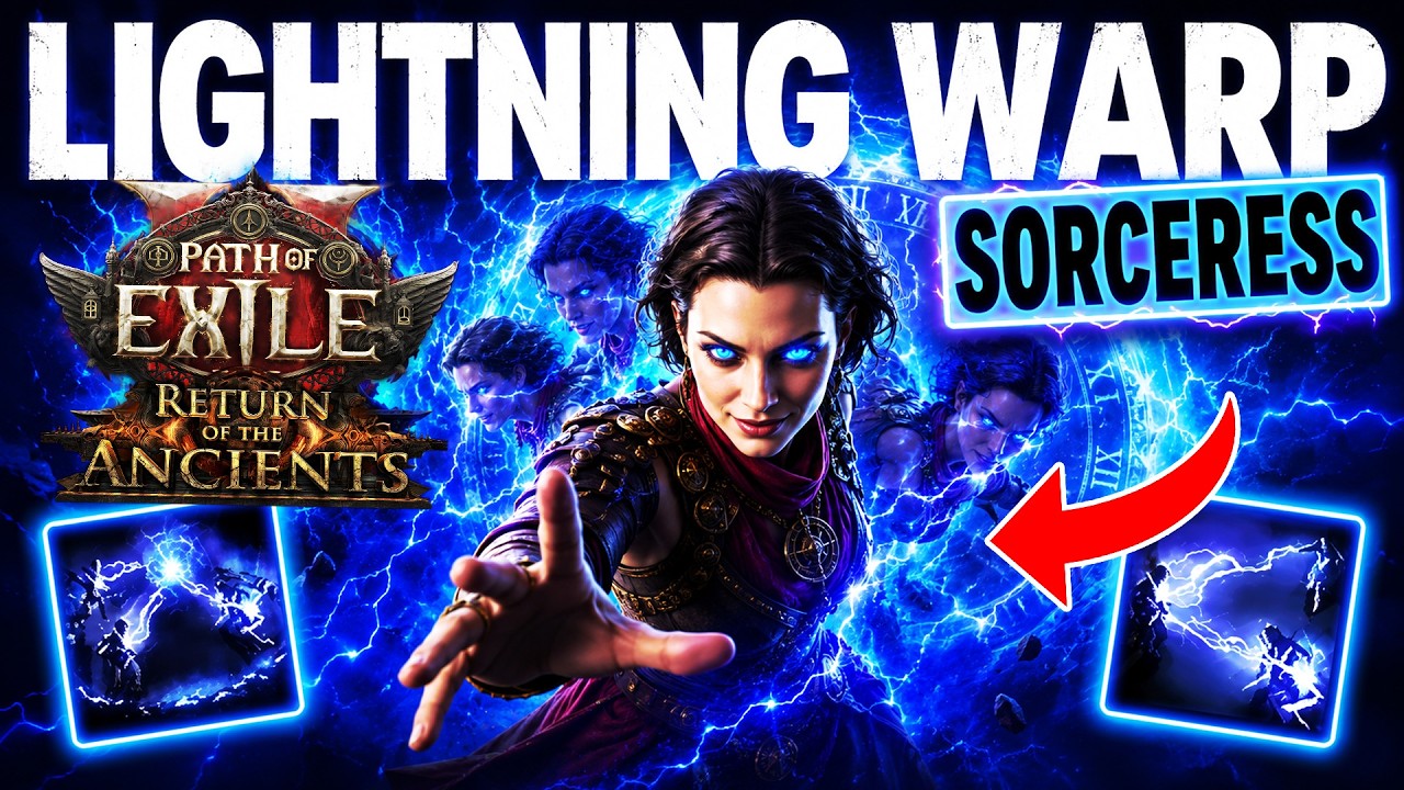 THIS LIGHTNING WARP BUILD IS INSANELY OP IN 0.5! POE 2 Sorceress Build 0.5 (NEW META)