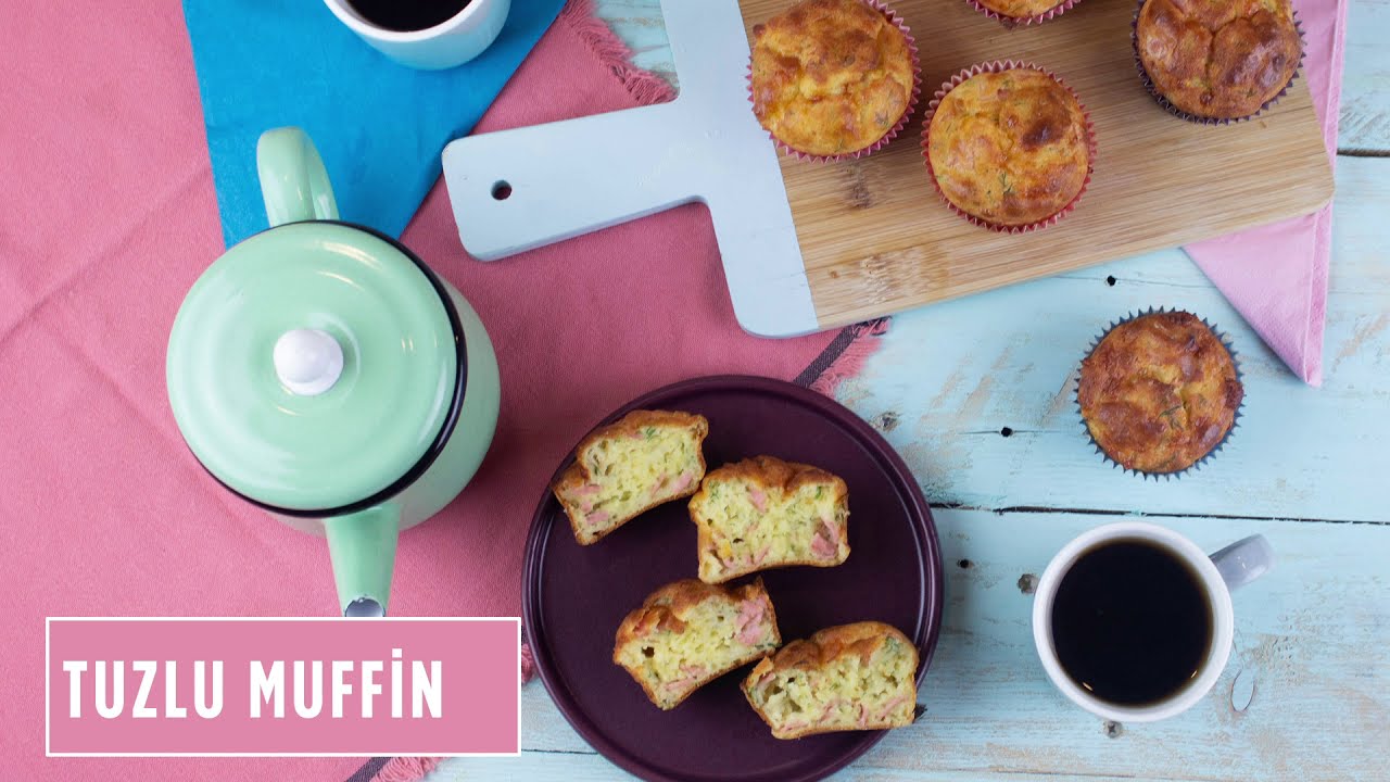 Tuzlu Muffin Nasıl Yapılır? – Evde Muffin Yapımı / Pratik Yemek Tarifleri