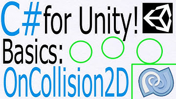 Unity C# Tutorial - Basics: OnCollisonEnter2D,  OnCollisonStay2D and  OnCollisonExit2D