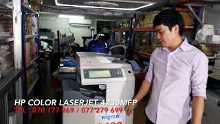 Machin Printer Model : HP Color Laser Jet CM4730