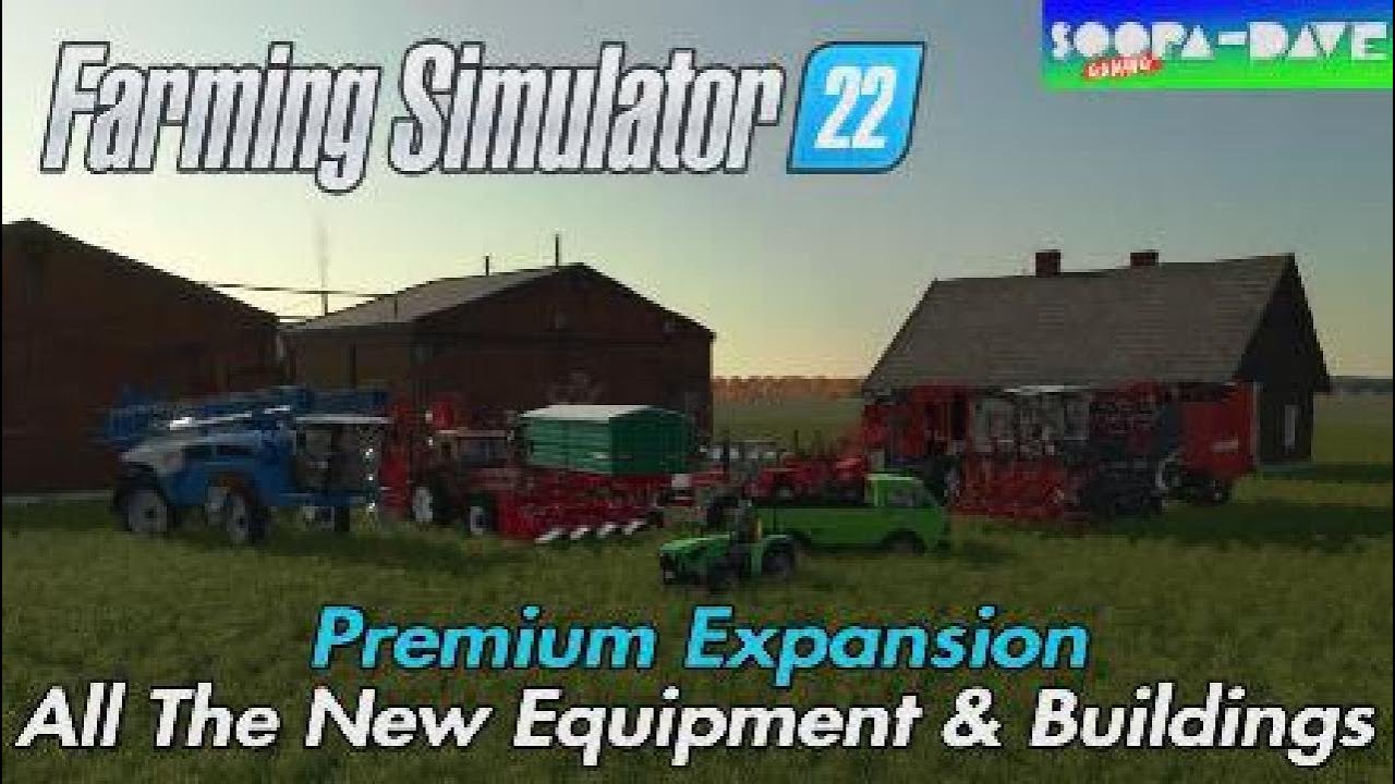 Farming Simulator 22 Premium Expansion DLC All The New Equipment &  Buildings 