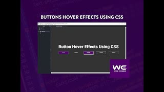 Buttons Hover Effects Using CSS