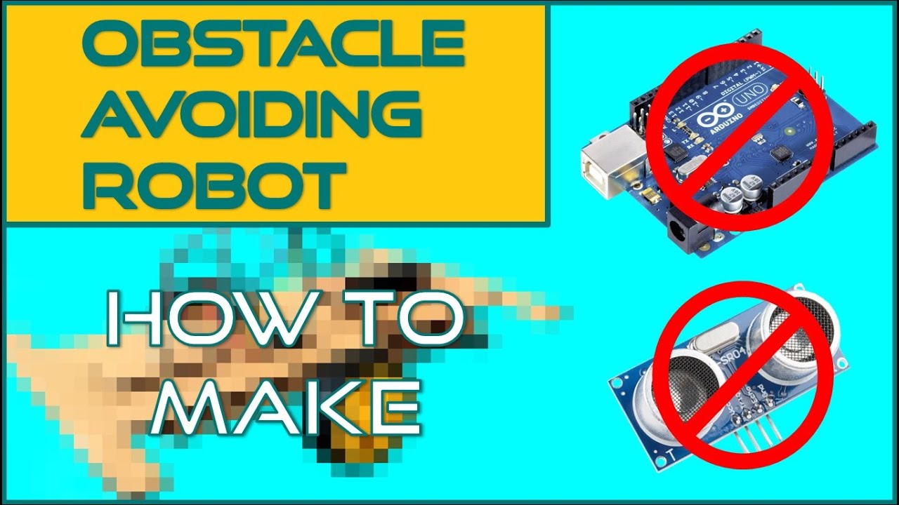 How to make simplest DIY obstacle avoiding robot car with cardboard ...