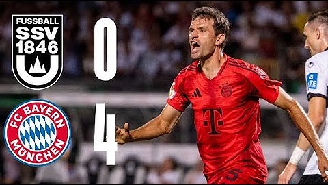 Match winner Müller | SSV Ulm vs. FC Bayern München 0-4 | Highlights | DFB-Pokal First Round