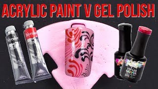 Acrylic Paint vs Gel Polish