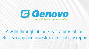 Genovo Demo: A walk through of the key features of the Genovo app and investment suitability report
