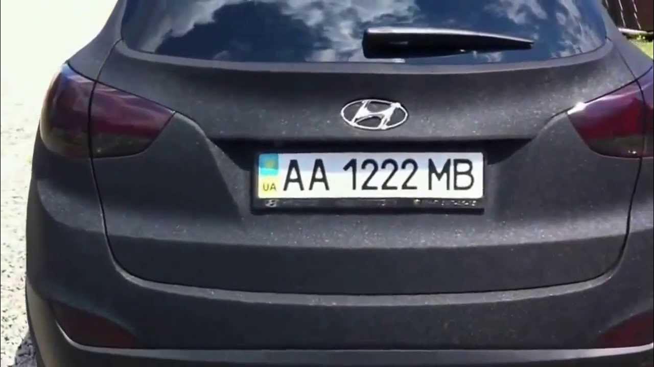 Поклейка автомобиля пленка алмазная крошка - YouTube