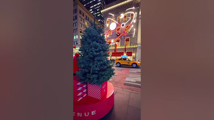 Cartier Holiday Windows 2024  on Fifth Avenue in Manhattan, New York City