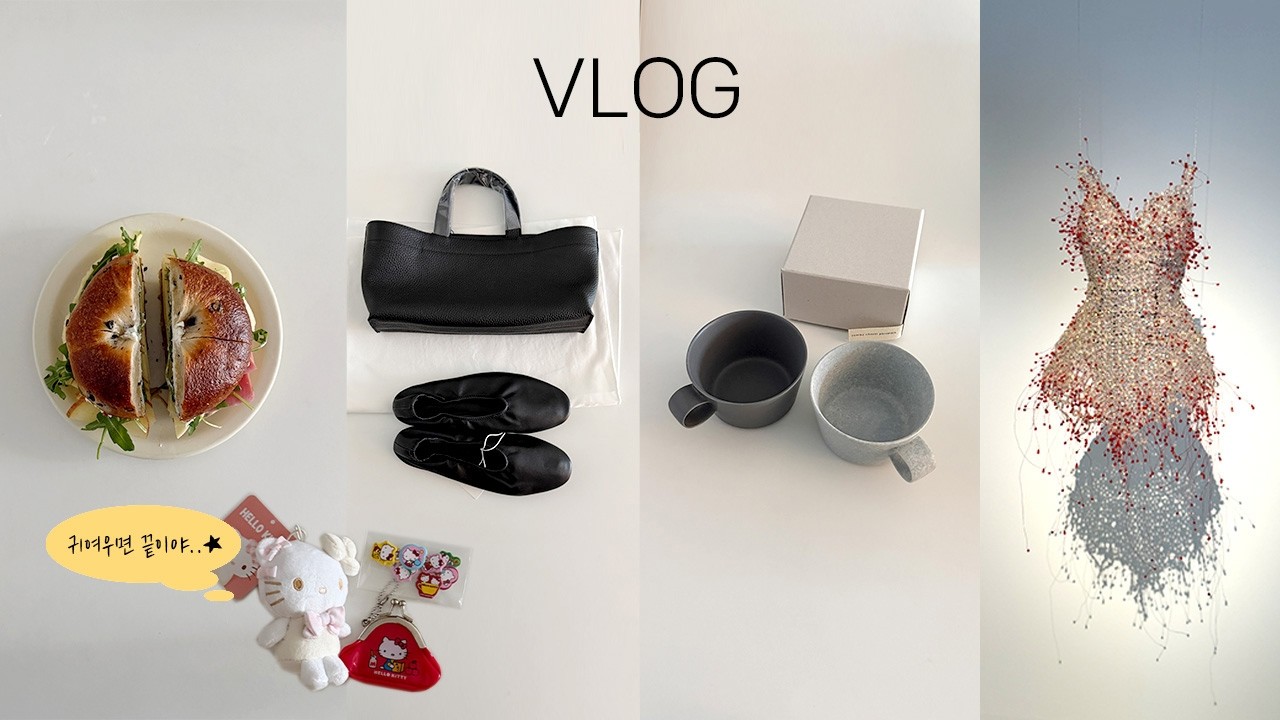 [VLOG] 일상 브이로그•쇼핑하울•COS•네세서리•리본빛•케리에르•도쿄 쇼핑템 •전시추천🌟•마제소바 맛집•아카리 조명•연희동•칼디•돈키호테•언박싱