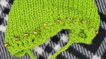 Adding beads to a knit project