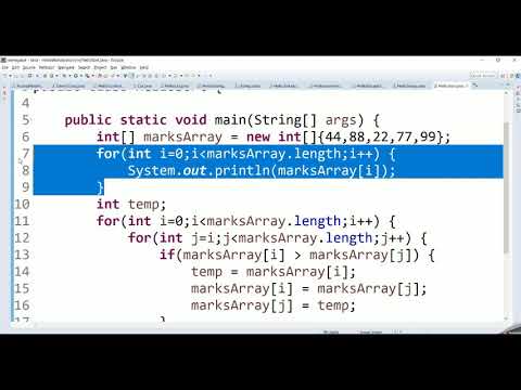 Wideo: Jak ułożyć tablicę w porządku rosnącym w Javie?