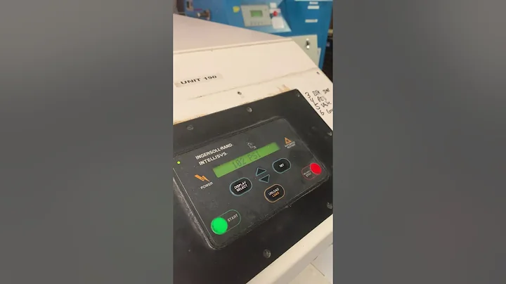 Ingersoll Rand 15 HP Rotary Screw Air Compressor #190