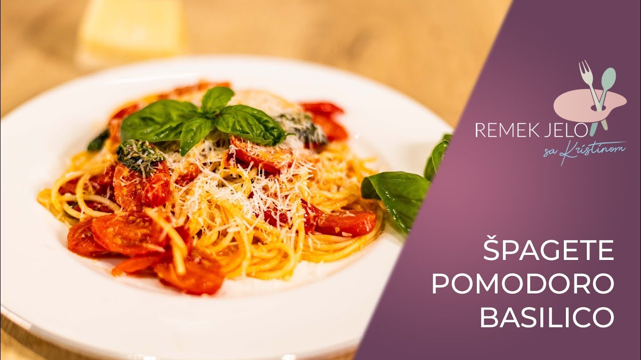 SPAGETE POMODORO BASILICO// @Remek Jelo  (2020)//SPAGHETTI POMODORO E BASILICO // ITALIAN FOOD