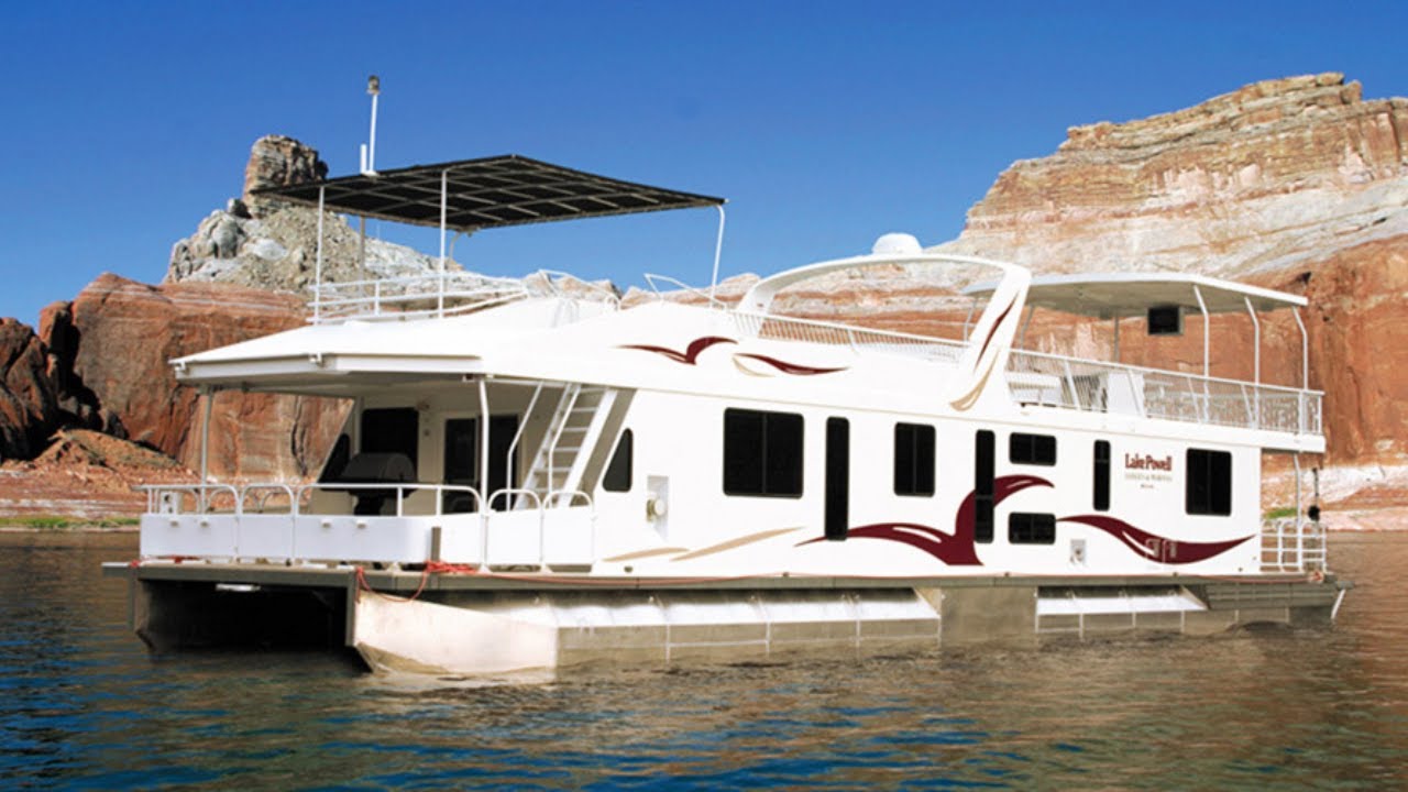 LAKE POWELL HOUSEBOAT RENTAL 75' EXCURSION WAHWEAP MARINA YouTube