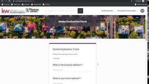 How to Add a Google Forms Page | KW Command Tutorial
