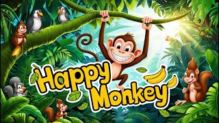 Happy Naughty Monkey Nursery Rhymes Videos For Toddlers