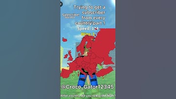 Trying to get a subscriber from every country part 1