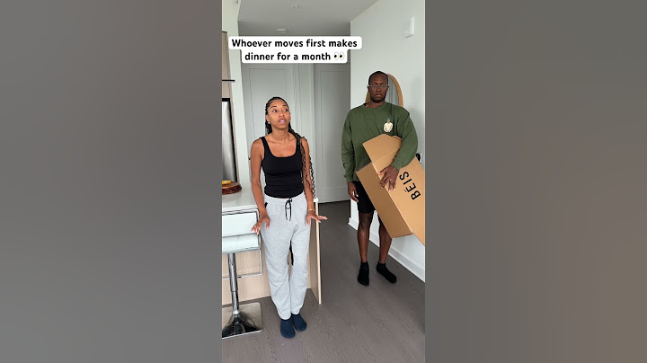 Whoever moves first has to make dinner for a month #thecreatives #couples