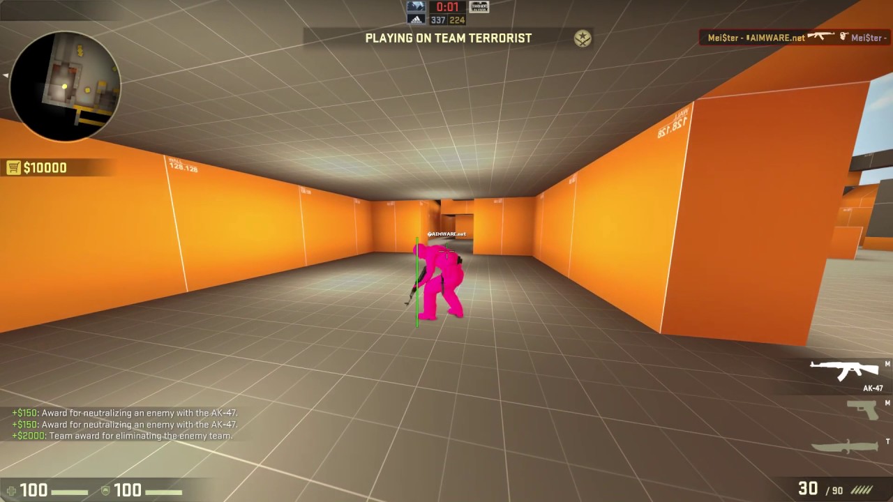 Aimware vs Skeet and Aimware Nospread