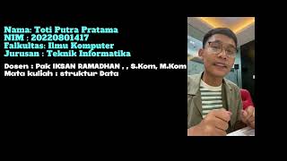 Contoh program double linked list C++