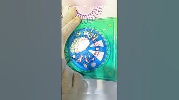 Spirograph Ruler Design ASMR Satisfying #shorts #ytshort #asmr #spirograph