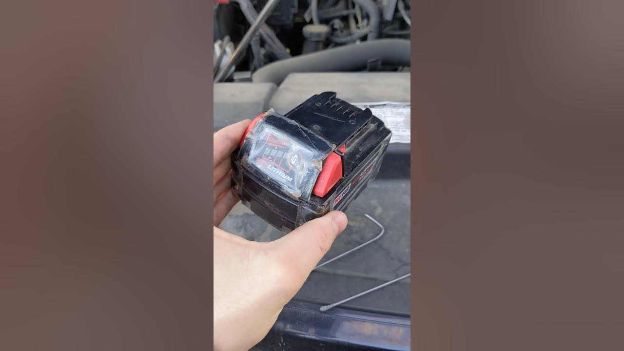 Dead Battery Jump Start Milwaukee M18 YouTube