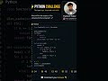 Did you get it right? 👇 #coding #pythonanddjangofullstackwebdeveloper #programming #python